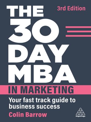 cover image of The 30 Day MBA in Marketing